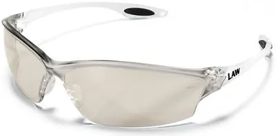 MCR Safety Law 2 Safety Glasses With Indoor/Outdoor Mirror Lenses Z87 • $8.19