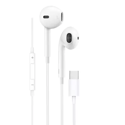 Type C USB-C Earphones Stereo Headphones For Huawei P20 Mate 20 P30 Pro UK • £4.67