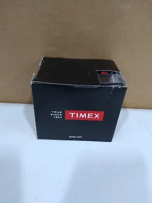 Timex Men’s T49905 Expedition Field Chronograph Black/Brown Leather Strap Watch • $49.99