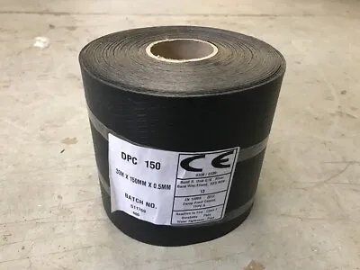 £8.49 • Buy DPC Damp Proof Course Membrane 150mm X 30mtr Roll For Brick Block Work