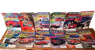 1993 Mustang Monthly Muscle CAR Magazines LOT 100% Complete Year - 12 Issues 90s • $24.88