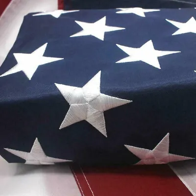 American Flag 3x5 Luxury Embroidered Star Double Sided Heavy Duty Nylon Outdoor • $8.88