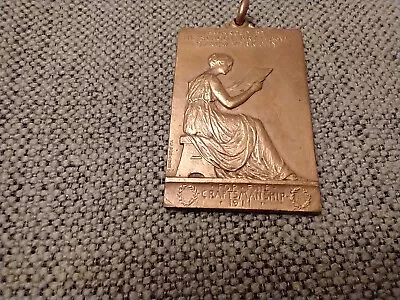 NY City School Art League Medal For Fine Craftsmanship 1911 Designer V.D.Brenner • $65.99