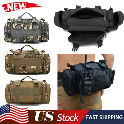 Military Duffel Waist Bag Molle Bicycle/Motorcycle Waterproof Fanny Camera Bag • $17.89