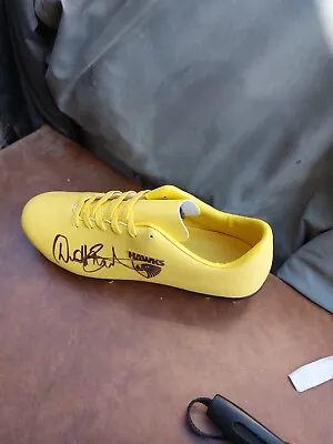 DERMOTT BRERETON Signed  Football Boot  Hawthorn Hawks AFL • $150