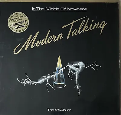Modern Talking –In The Middle Of Nowhere -The 4th Album-LP-original 1986-Germany • $29.55