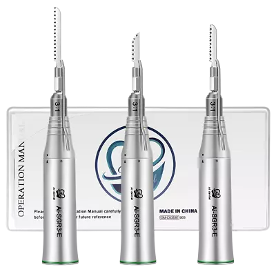 Dental Micro Saw Surgical Handpiece 4:1 Reduction Reciprocating Bone Cut 3 Blade • $270.74