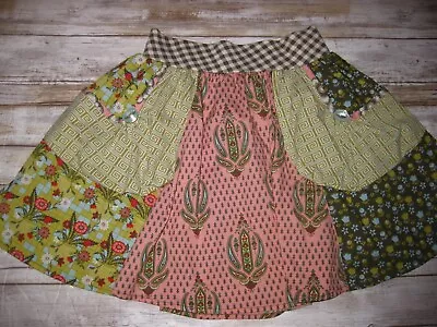 Matilda Jane Girls 8 Serendipity Calico Gabbi Skirt • $10