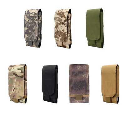 Universal Outdoor Army Tactical Pouch Holster Mobile Phone Case Bag Holder Belt • $4.99