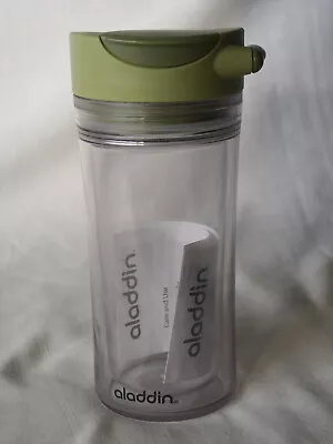 Aladdin 12oz Tea Infuser To Go Insulated Tumbler W/ Green Lid & Instructions • $14.99