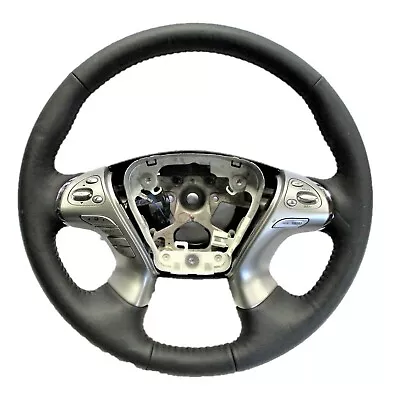 OEM 2017-2019 Nissan Murano Black Leather Steering Wheel 48430-9UE1A • $89.99