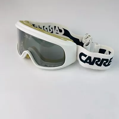 Vintage Carrera Ski Goggles White Made In Austria • $70