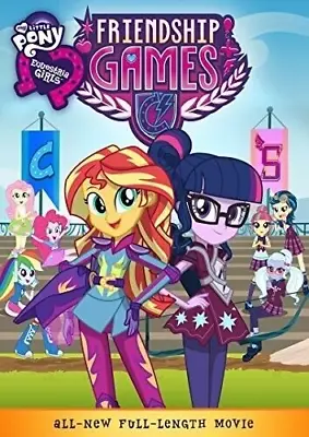 My Little Pony Equestria Girls Friendship Games DVD Very Good Full Length Movie • $6.99