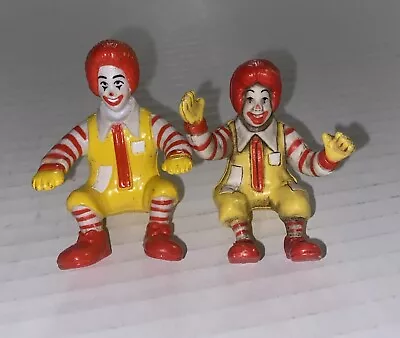 Vintage 1990s 2 LOT McDonalds Happy Meal Toys Ronald McDonald PVC Figures SEE • $17.93
