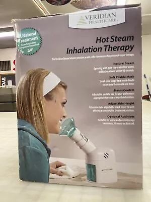 NIB Veridian Healthcare Steam Inhaler/Respiratory Vapor Therapy/Facial Steamer  • $21.98