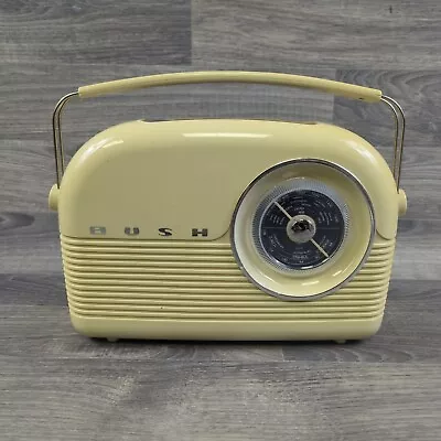 £19.95 • Buy Bush Classic AM/FM Radio Retro/Vintage Style Reproduction Radio Cream MK9 2NW 