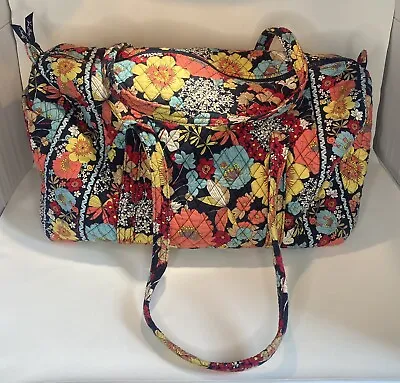 Vera Bradley XL Duffel Bag Travel In Retired Happy Snails Pattern • $72