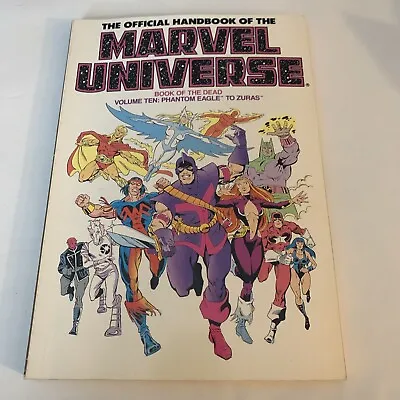 The Official Handbook Of The Marvel Universe Volume 10 - 2nd Print 1987 TPB • $20