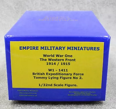 1/32 WW1 British Tommy Lying BEF W1-1411 Empire Military Minis 17001 • £29.99