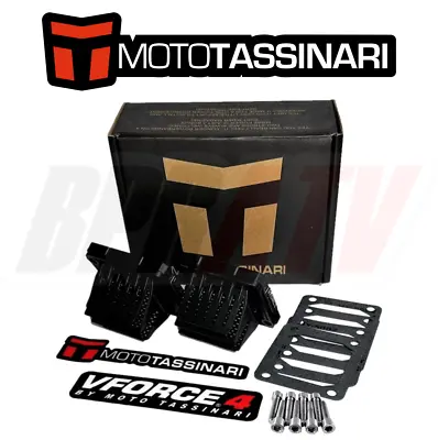 Banshee 350 GENUINE Moto Tassinari VFORCE4 V-Force4 Reed Valve System Reed Cages • $229.95