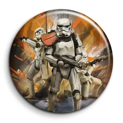Stormtrooper 2 Badge 38mm Button Pin • $1.59