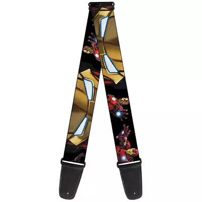 MARVEL AVENGERS Guitar Strap - Marvel Avengers Iron Man Poses- WIM008 • $24.85