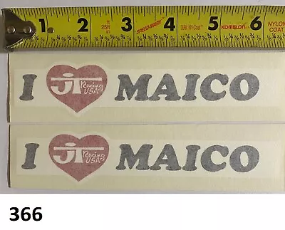 2! I Love Maico JT Vintage MC 125 250 400 450 490 VMX AHRMA Old School Works  • $16.87