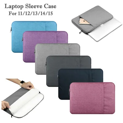 Laptop Sleeve Case Cover Bag For Lenovo Macbook Samsung 11/12/13.3/14/15.4 Inch • $21.99