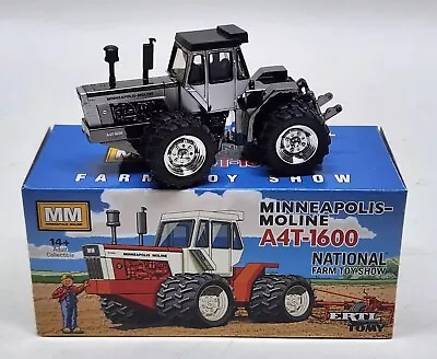 Minneapolis-Moline A4T-1600 Tractor By Ertl 1/64 Scale 2019 Black Chrome Chase • $1295