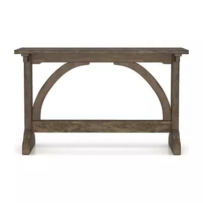 Bowery Hill Rectangle Farmhouse Wood Console Table In Reclaimed Oak • $283.68