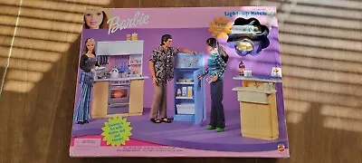 Vtg Barbie Kitchen Playset Light Up NRFB RARE  1999 Mattel 67554-94 Brand New • $44.99