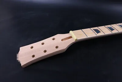 Electric Guitar Neck 22 Fret 24.75inch Mahogany Maple Wood Pearl Inlay Bolt On • $55