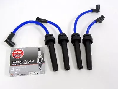 Eclipse Non Turbo Spark Wires Ngk Vpower Plugs Blue • $39.95