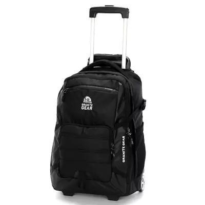 Granite Gear Water-Resistant 17  Laptop Travel Backpack With Wheels Carry On Bag • $136.80