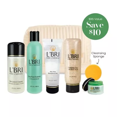 L’BRI Basic Skin Care Set 1 - Oil Control W/Bag And Sponge • $106