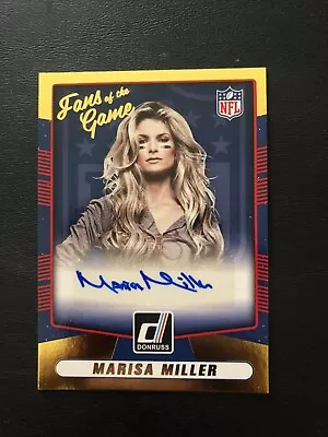 $24.99 • Buy 2016 Donruss Marissa Miller Fans Of The Game Auto #6