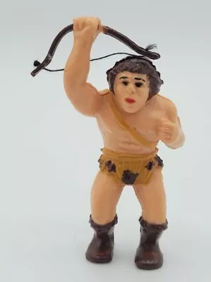 VINTAGE 1987 H G INC CAVEMAN FIGURE DINOSAUR WARRIOR 3 Inch Action Figure Toy • $17.25