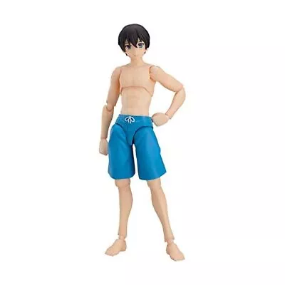 Figma Swimwear Male Body [Ryo] Non Scale Scale Painted Movable Figure JP • $198.07