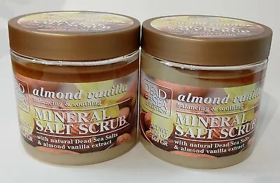 £10.90 • Buy 2 X 660g Dead Sea Collection Almond Vanilla Mineral Salt Body Scrub LARGE