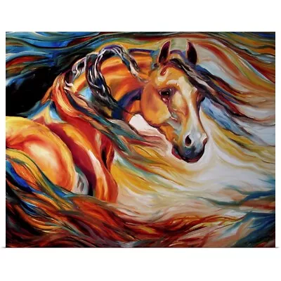 Thunder Wind Poster Art Print Horse Home Decor • $29.99