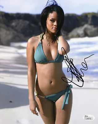 £1031.17 • Buy Rihanna Signed JSA COA Early Sexy Bikini 8X10 Photo Auto Autograph Autographed