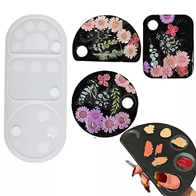 Make Up Palette Silicone Resin Mold Paint Tray Epoxy Silicone Casting Molds For  • $14.46