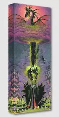 Disney Fine Art - Maleficent On Canvas - Artist: Michelle St. Laurent 22 X 8 • $150