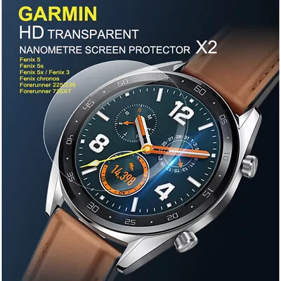 2X Garmin Watch Forerunner 735XT 225 235 645 935 Fenix 3 5 6 7 Screen Protector • $3.59