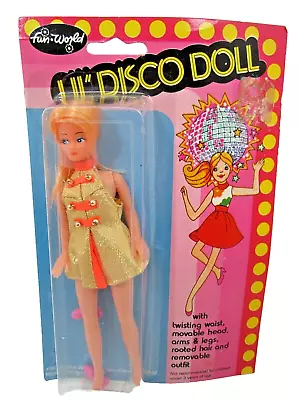 Vintage 1970's Fun World Lil Disco Doll Dawn Knockoff Toy • $82.62