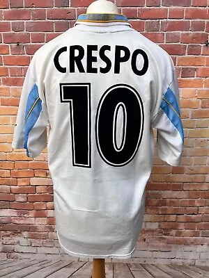 Lazio 1999/00 Centenary Home Puma Medium Football Shirt Crespo #10 Vintage • £99