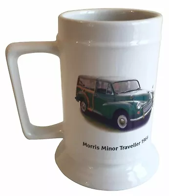 Morris Minor Traveller 1966 (Green) - 18oz Ceramic Tankard - Ideal Gift • £17.99