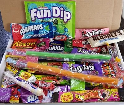 50 American Sweets USA Candy Wonka FROOTIES Airheads Laffytaffy BIRTHDAY EASTER • £8.95