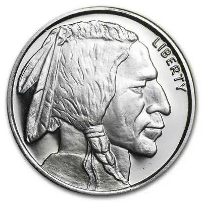 $20.95 • Buy 1/2 Oz. Buffalo Silver Round .999 Pure Silver One Half Troy Oz. Indian Head Coin