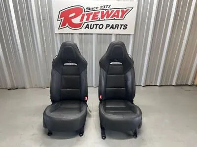 14-19 Corvette C7 Gt Bucket Seats Pair Power Black Leather • $1995